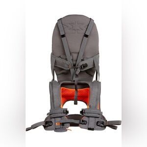 Minimeis Child Carrier with sun shade gray and orange NEW